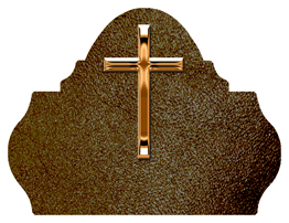 DARAY L 510 CP SH BR Copper Single Cross Shimmer Brown Background